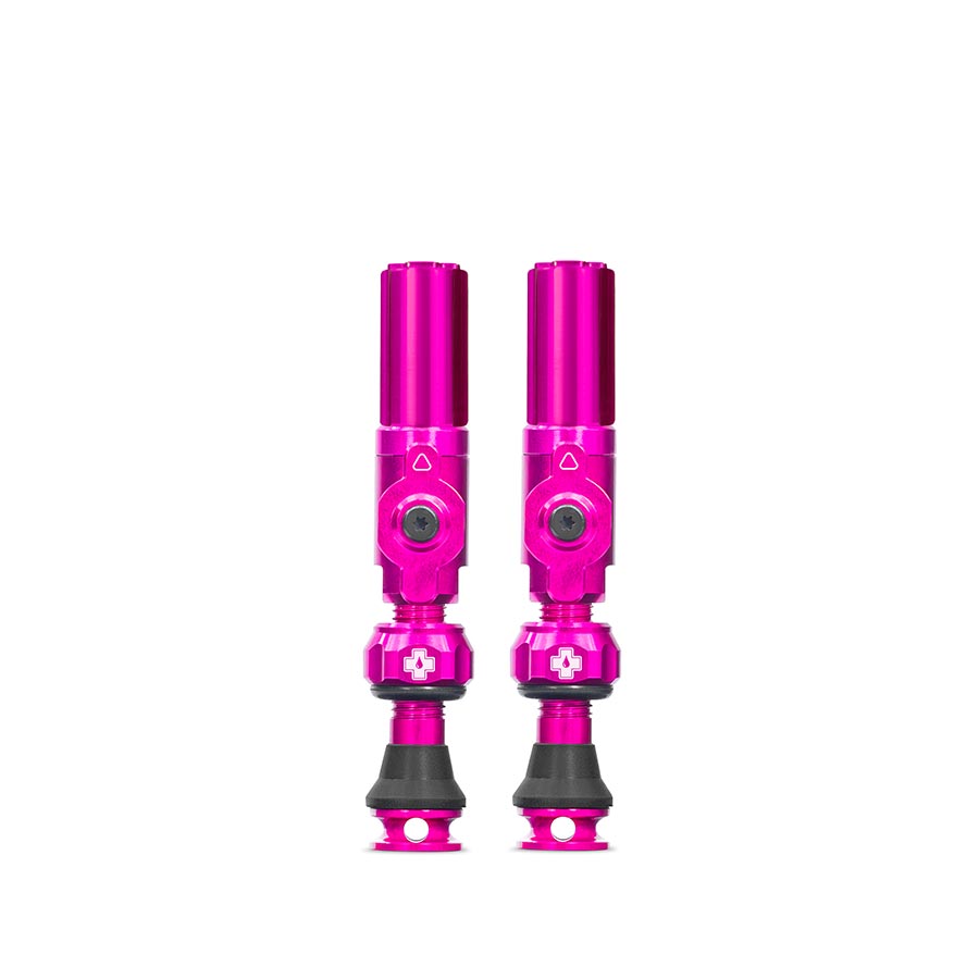 Muc-Off Big Bore Lite Tubeless Valve 60mm Pair - Pink