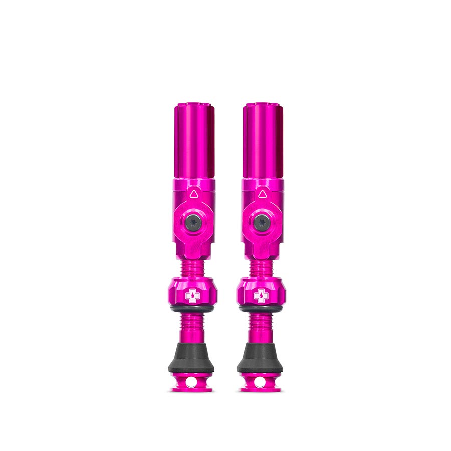 Muc-Off Big Bore Lite Tubeless Valve 65mm Pair - Pink