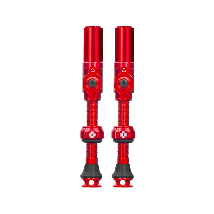 Muc-Off Big Bore Lite Tubeless Valve 75mm Pair - Red