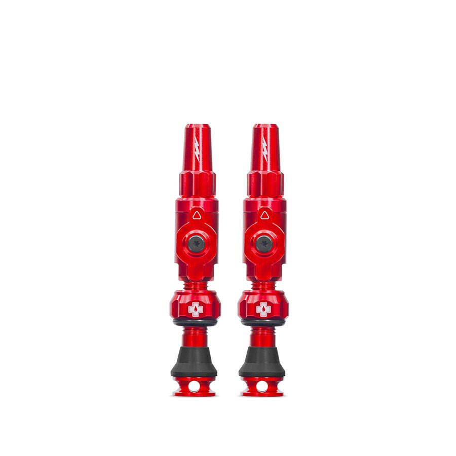 Muc-Off Big Bore Hybrid Tubeless Valve 60mm Pair - Red