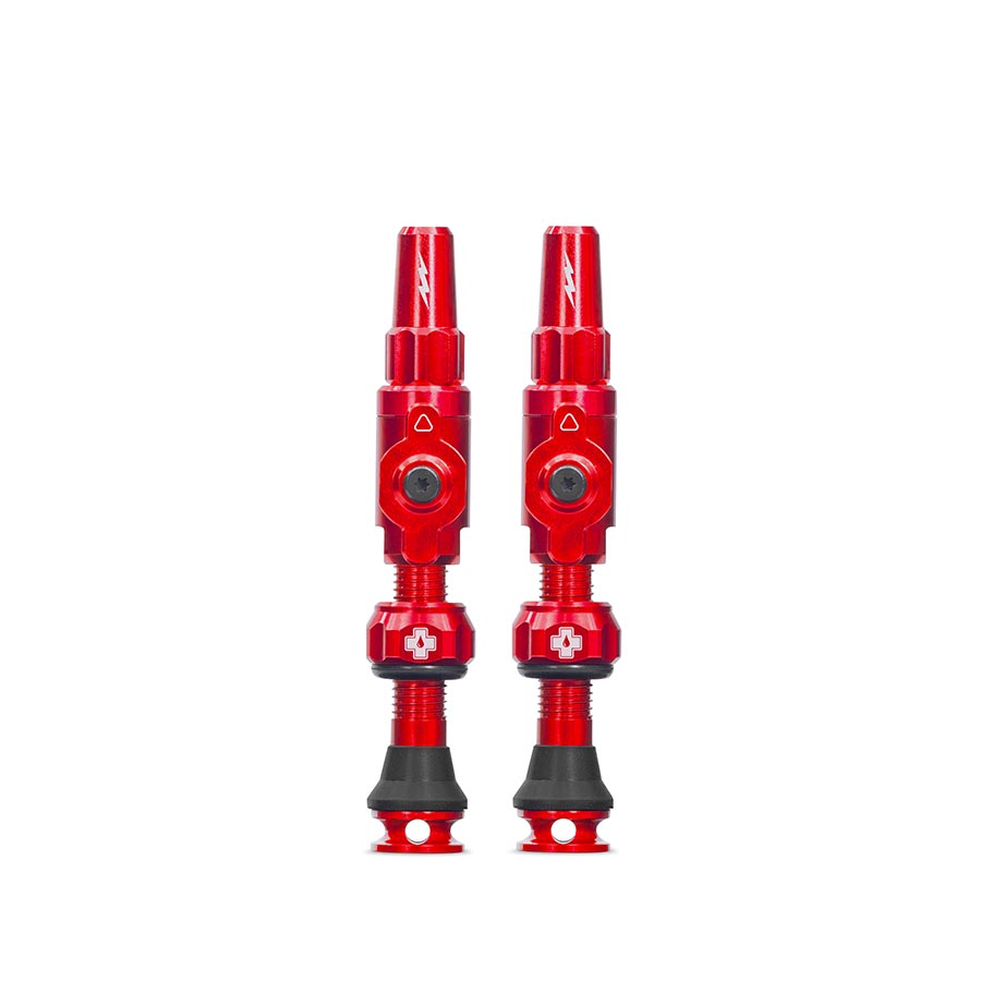 Muc-Off Big Bore Hybrid Tubeless Valve 65mm Pair - Red