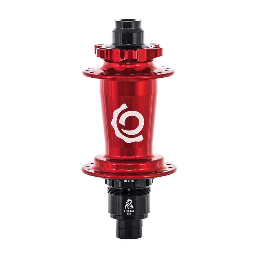 Industry Nine Hydra Classic DH150/157 6B Disc Hub Rear 32H 12mm TA 157mm Shimano Micro Spline Red