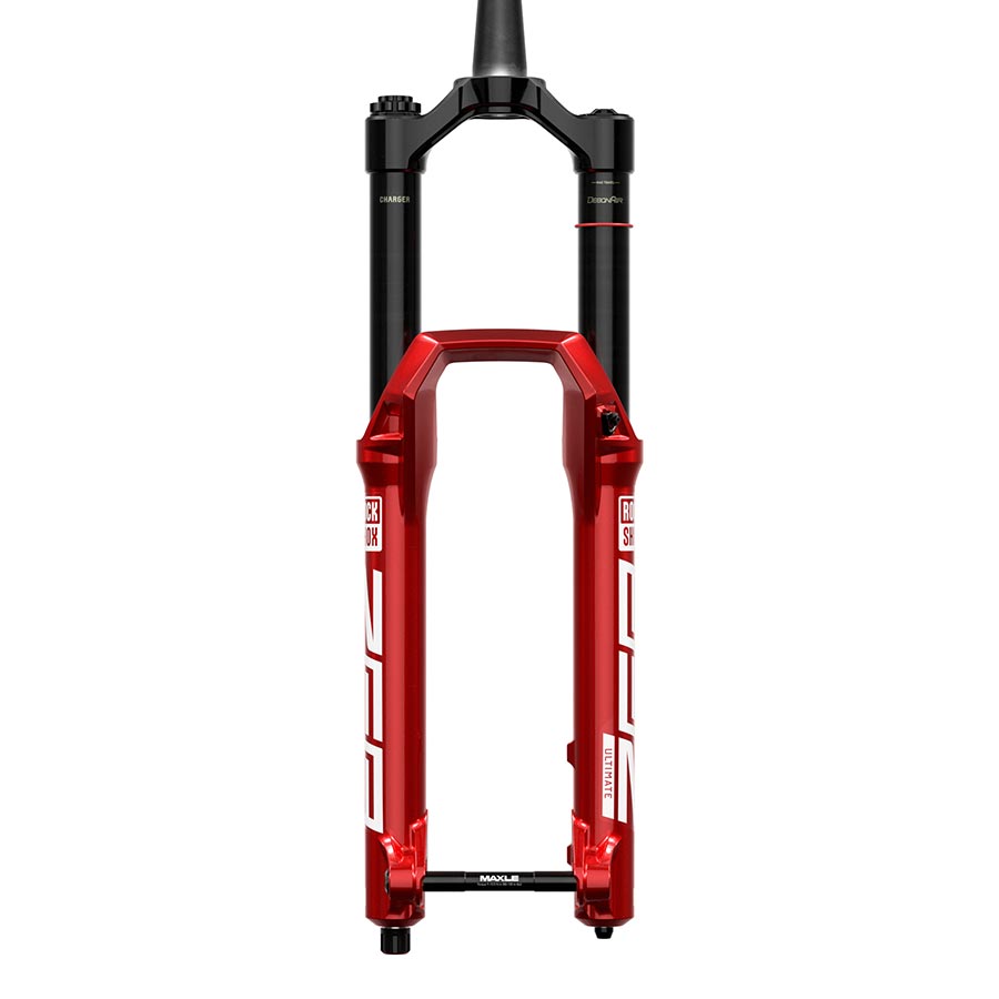 RockShox ZEB Ultimate A3 Suspension Fork 27.5 DebonAir+ W/ButterCups 190mm 1-1/8-1.5 15x110mm TA Rake: 44mm Red