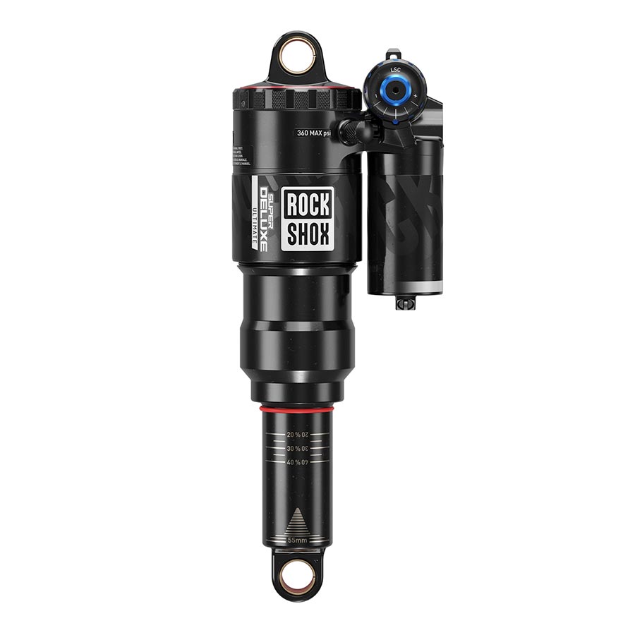 RockShox Super Deluxe Ultimate RC2T Rear Shock - 190 x 45 mm Linear Air 0 Neg/2 Pos Token Reb 55 / Comp 30 L/O4 Standard Trunnion C2