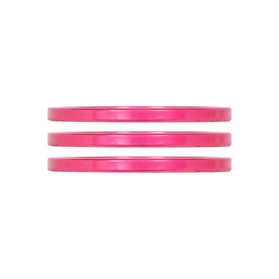 Industry Nine iRiX Headset Spacer 1-1/8 Height: 2.5mm Aluminum Pink 3pcs