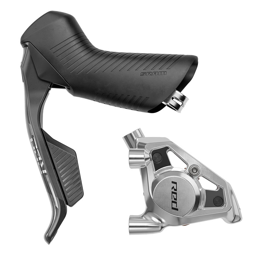 SRAM RED eTap AXS HRD Shift/Brake Lever Hydraulic Disc Caliper - Left/Front Flat Mount 20mm Offset 950mm Hose BLK E1