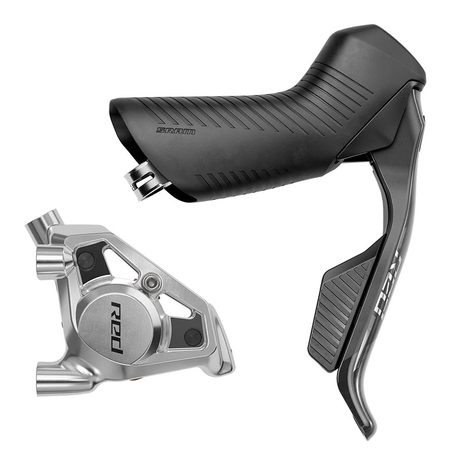 SRAM RED eTap AXS HRD Shift/Brake Lever Hydraulic Disc Caliper - Right/Rear Flat Mount 20mm Offset 1800mm Hose BLK E1