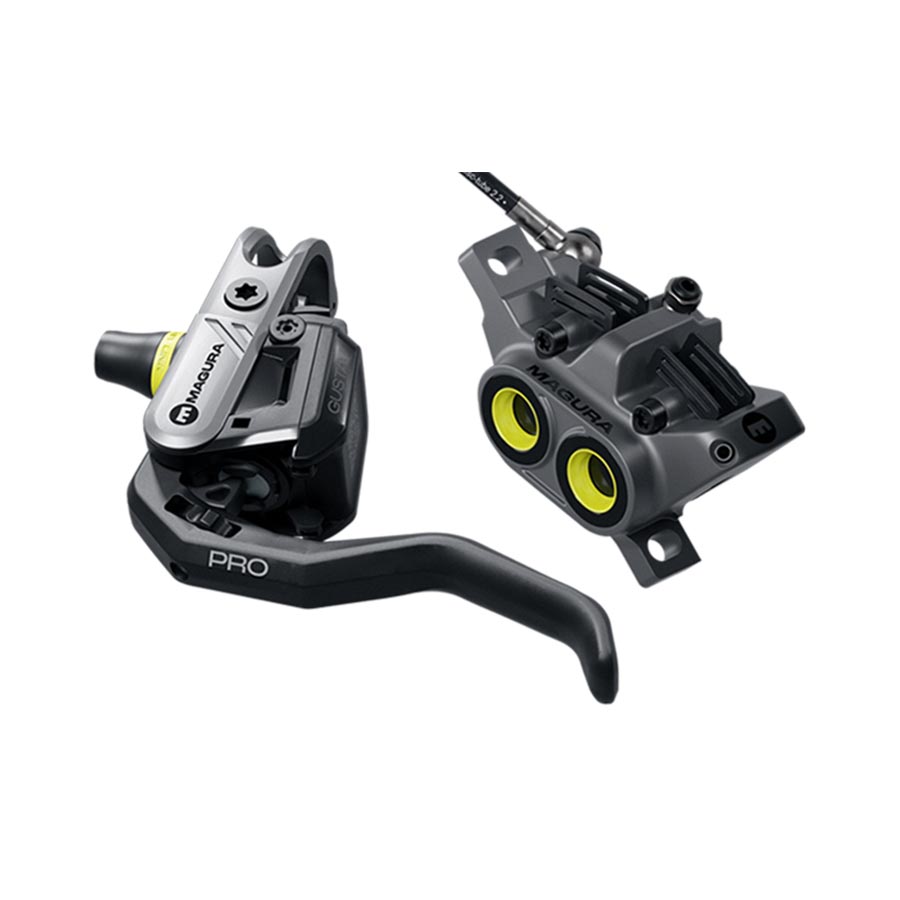 Magura Gustav Pro MTB Hydraulic Disc Brake Front or Rear Post mount Disc: Not included 348g Black