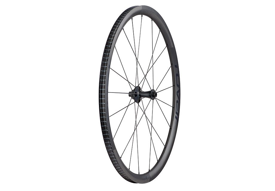 Roval alpinist clx front front wheel satin carbon/gloss black 700c