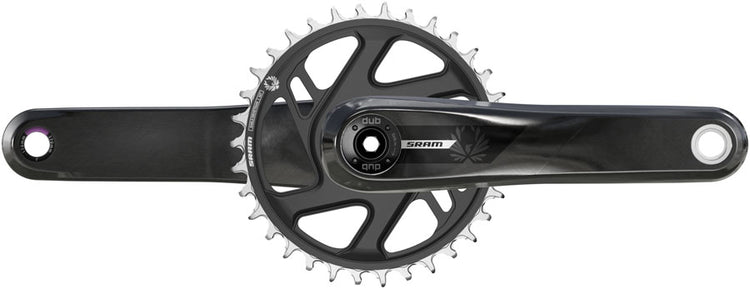 SRAM S500 Eagle Crankset - 170mm 32t Aluminum Chainring Carbon Crank Arms DUB Wide Spindle BLK 55mm Chainline B1
