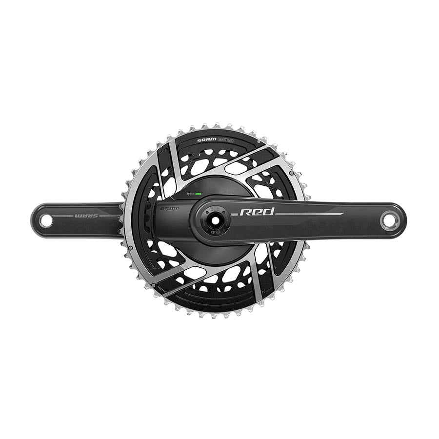 SRAM Red AXS 2x Power Meter E1 Power Meter Crankset Speed: 12 Spindle: 28.99mm BCD: Direct Mount SRAM 8 Bolt 50/37 DUB 160mm Black Road