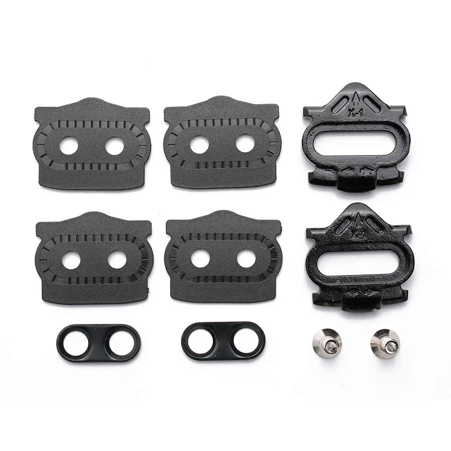 HT Components X1 Cleats Compatibility: 878 X1 X2 T1 D1 M1 X2-SX T1-SX Float: 4° Black Kit