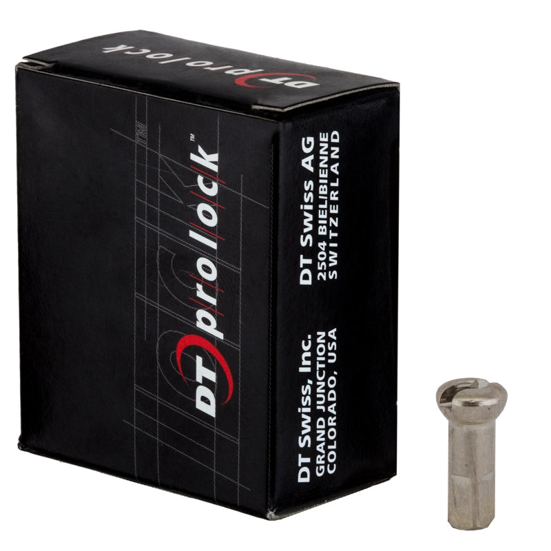 DT Swiss ProLock ProHead Brass 14g/12mm Silver Box/100