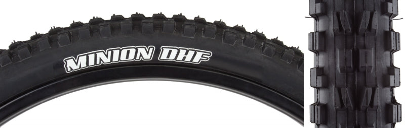 Maxxis Minion DHF Tire - 20 x 2.40 Clincher Wire Black Dual