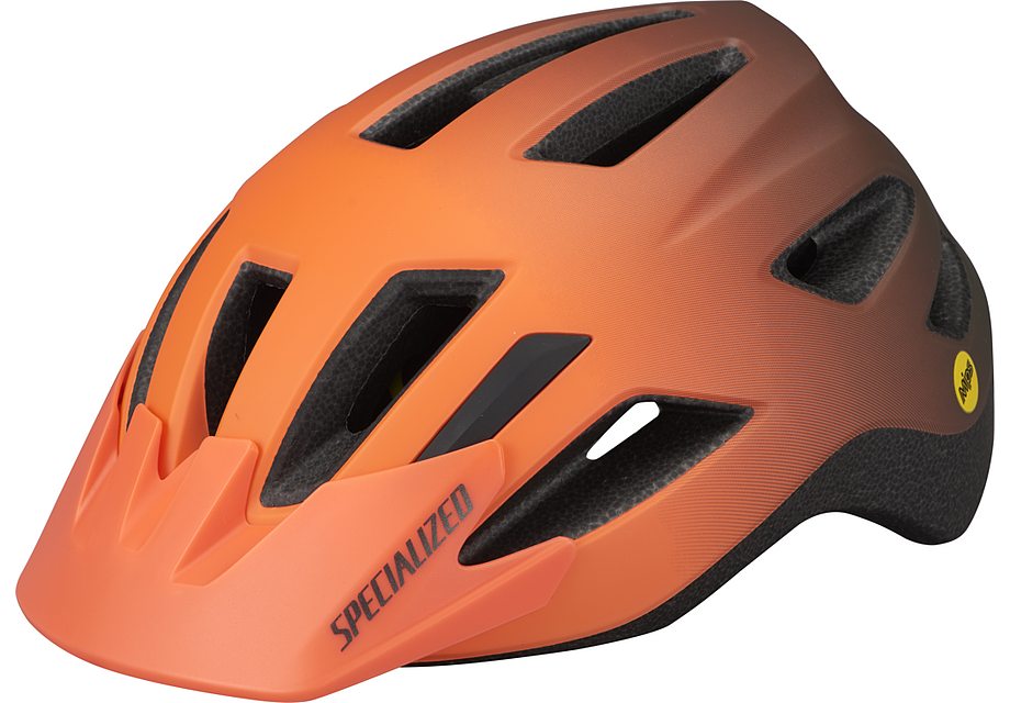 Specialized shuffle child led sb mips helmet satin blaze/smoke fade child (4–7y)