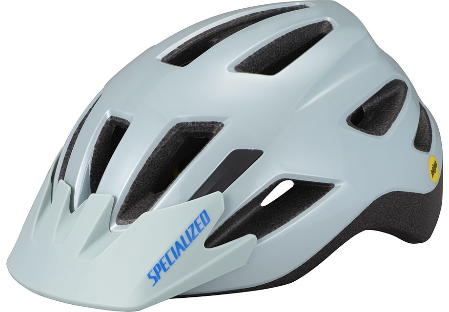 Specialized shuffle child led sb mips helmet gloss ice blue/cobalt child (4–7y)