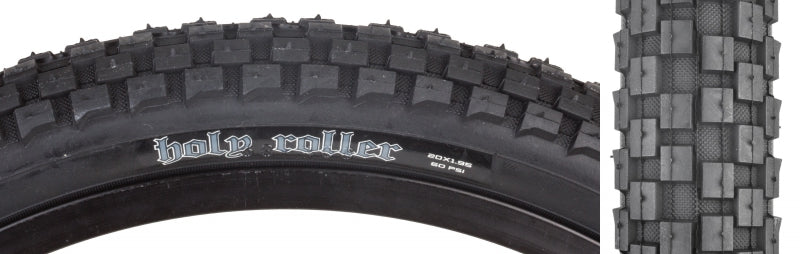 Maxxis Holy Roller Tire - 20 x 1.95 Clincher Wire Black Single