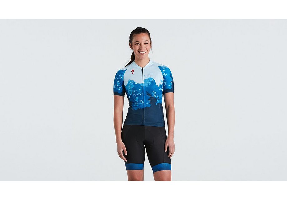 Specialized in layers sl jersey ss wmn blue/white xs