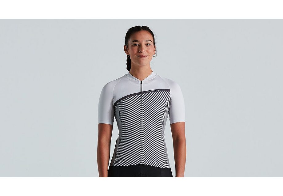 Specialized sl stripe jersey ss wmn dove grey xl