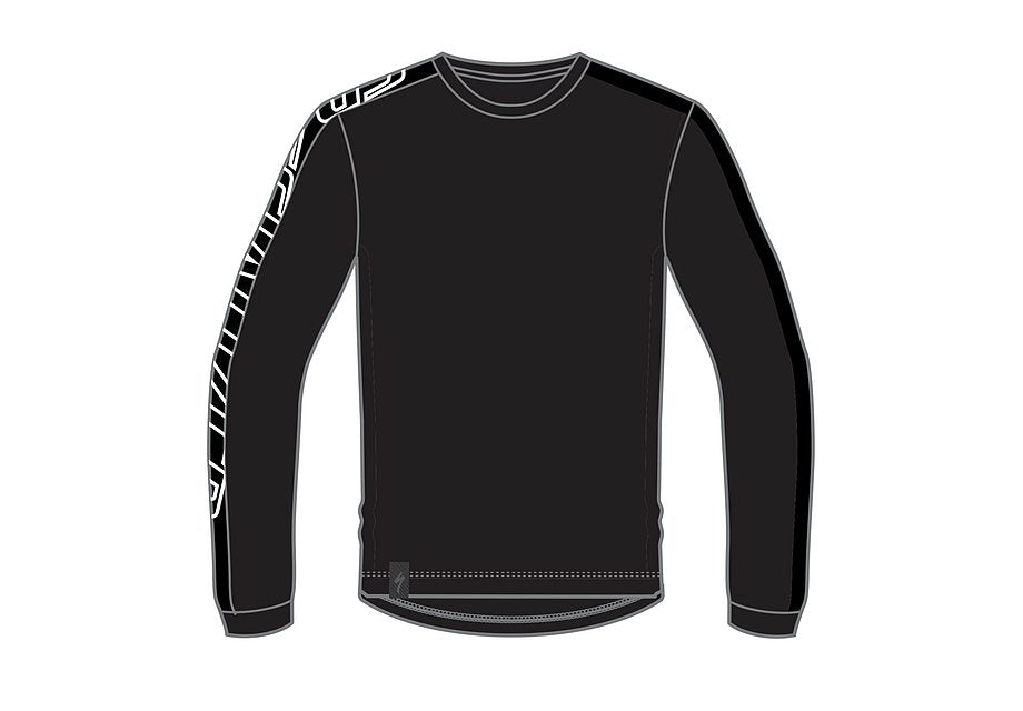 Specialized trail jersey ls yth black m