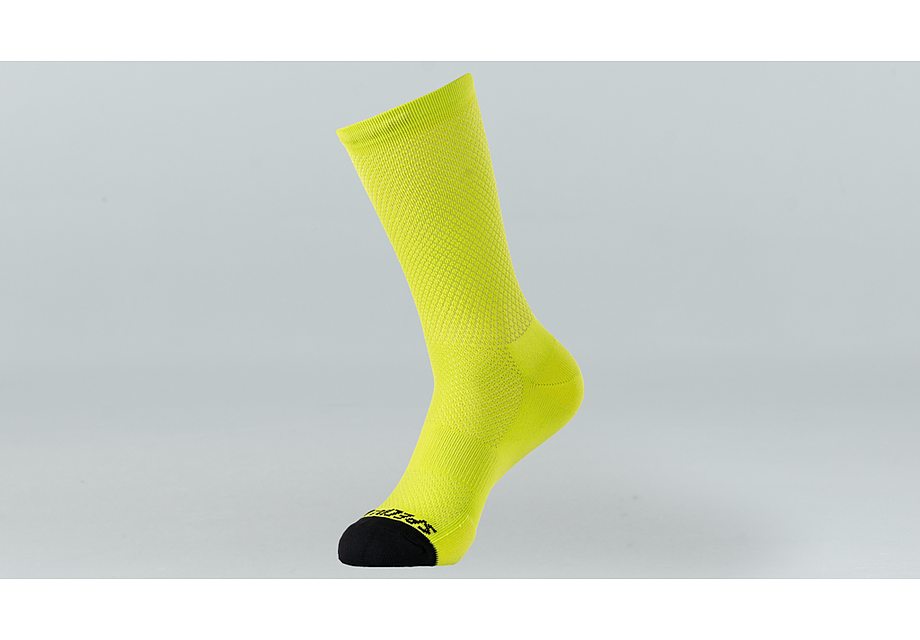 Specialized hydrogen vent tall sock hyper green l