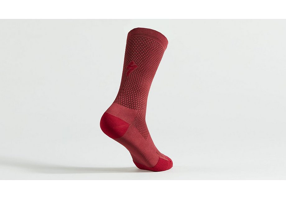 Specialized hydrogen vent tall sock maroon s