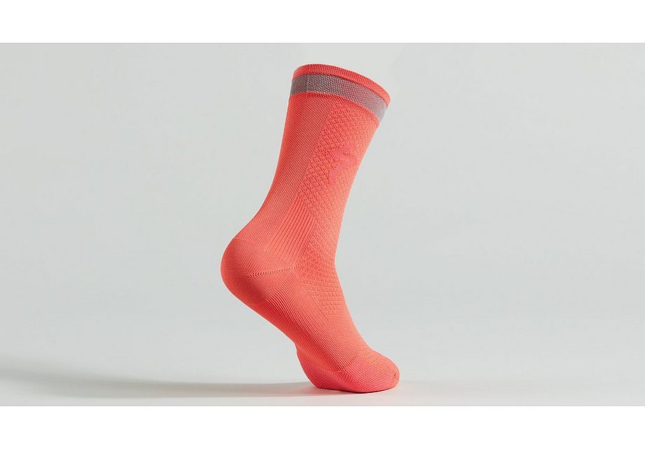 Specialized soft air reflective tall sock vivid coral s