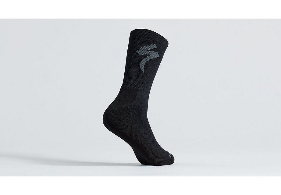 Specialized primaloft lightweight tall logo sock black s