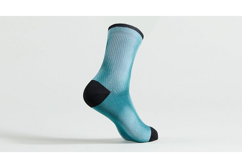 Specialized soft air mid sock tropical teal distortion s