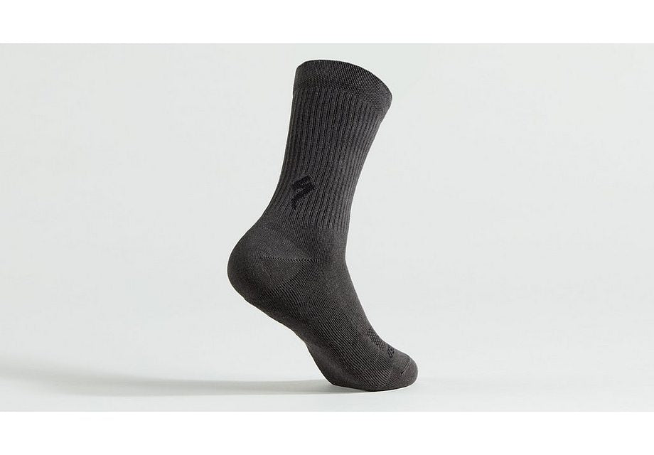 Specialized cotton tall sock charcoal s