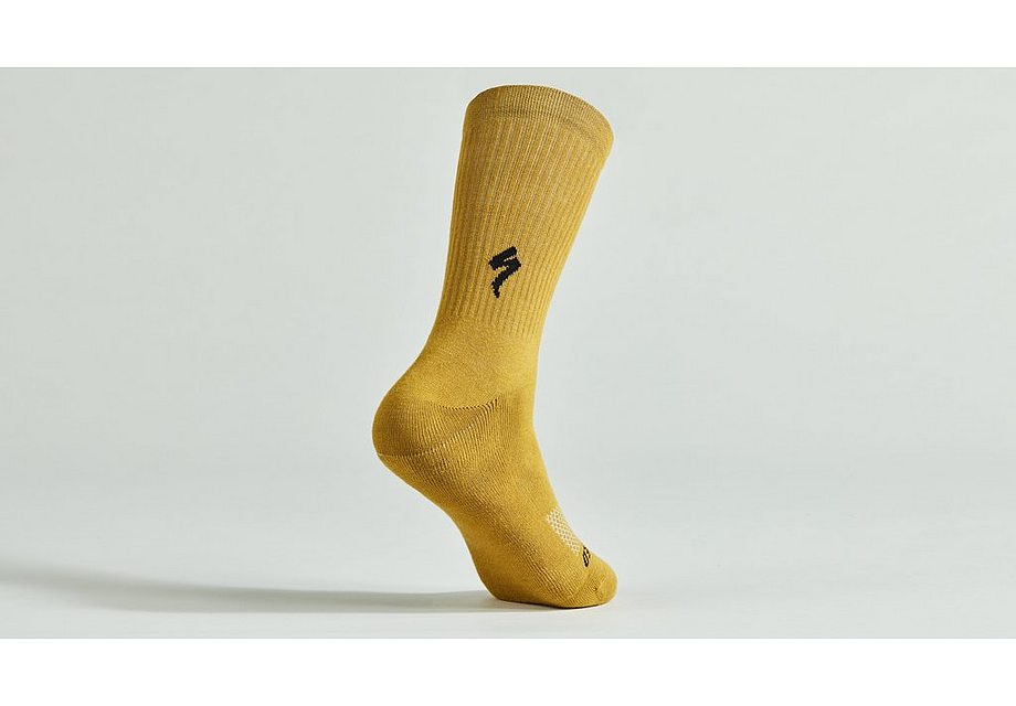 Specialized cotton tall sock harvest gold s