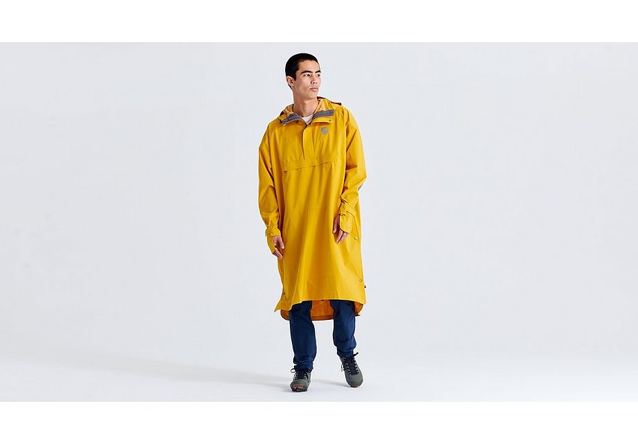 Specialized s/f rain poncho jacket ochre xxs/xs