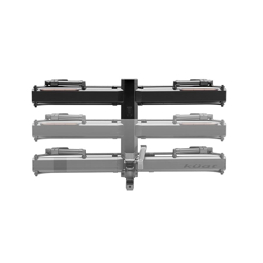 Piston Pro X Hitch Bike Rack Add-On - 1-Bike LED Lights 4-Pin Plug Kashima Coat Galaxy Gray