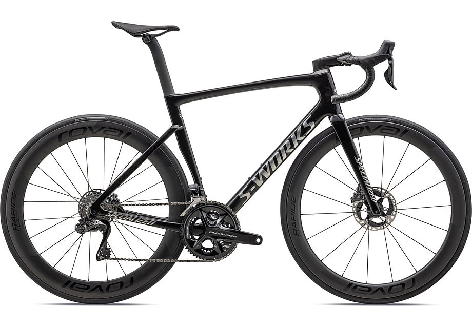 2023 Specialized tarmac sl7 S-Works di2 bike gloss black pearl granite over carbon / chrome 49