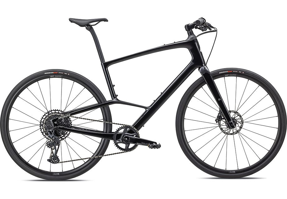 2024 Specialized sirrus 6.0 bike gloss black / pearl / metallic white silver / black reflective xl