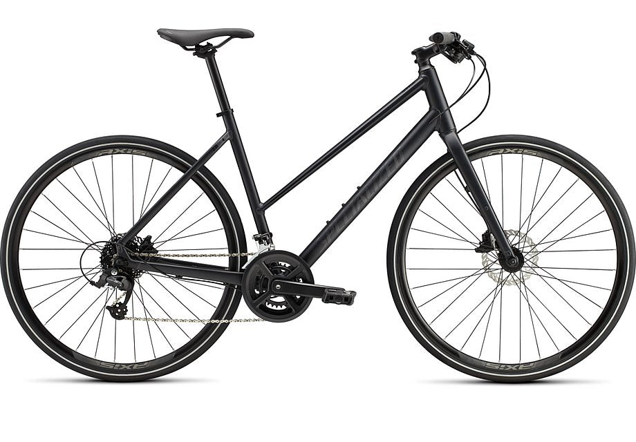 2024 Specialized sirrus 2.0 st bike satin cast black / gloss black / satin black reflective m