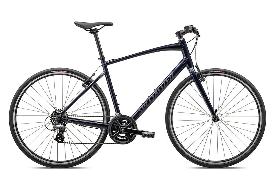 2023 Specialized sirrus 1.0 bike satin deep marine / satin dark navy reflective xs