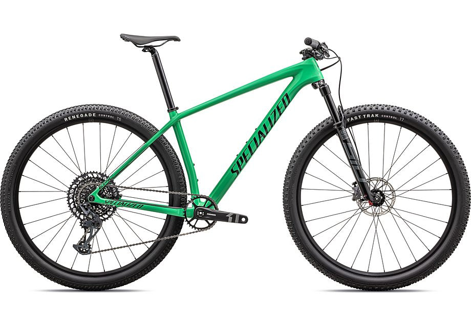 2025 Specialized epic ht comp bike gloss electric green / forest green xs