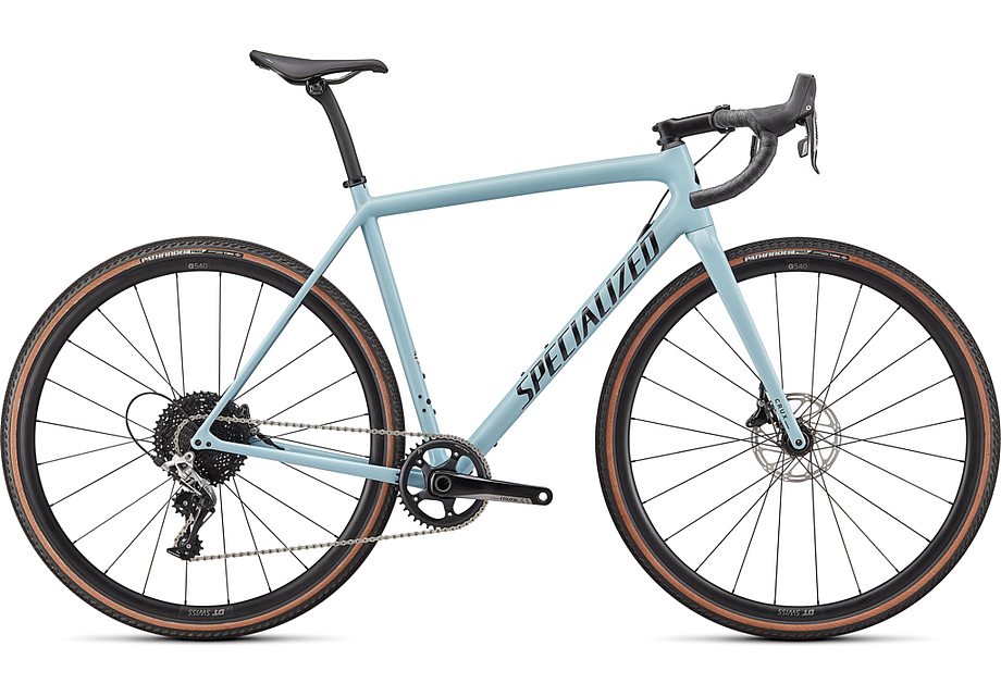 2022 Specialized crux comp bike gloss arctic blue/tarmac black 61