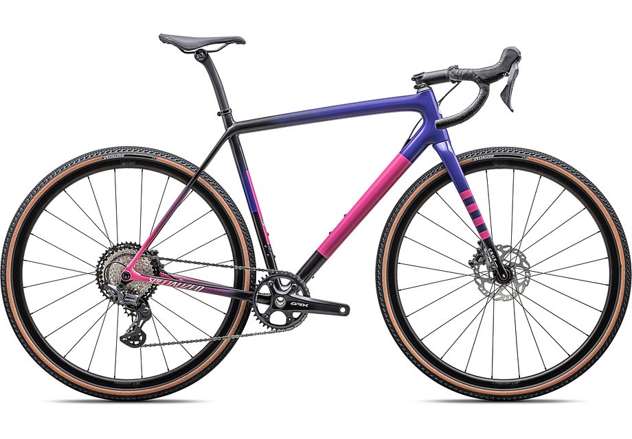 2025 Specialized crux comp bike gloss carbon/purple haze/rebel pink/birch 58