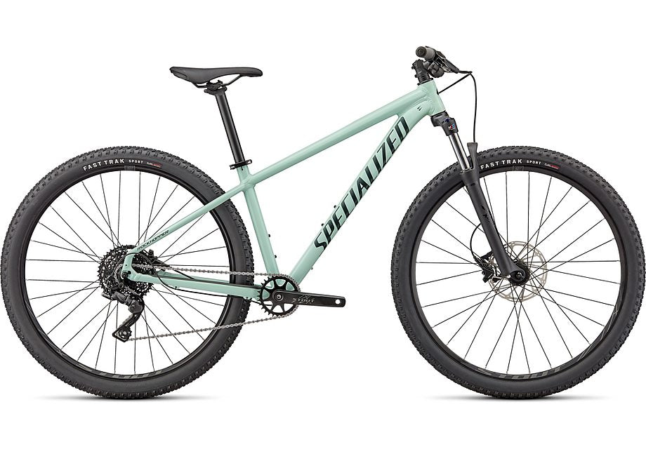 2024 Specialized rockhopper comp 27.5 bike gloss ca white sage / satin forest green xs