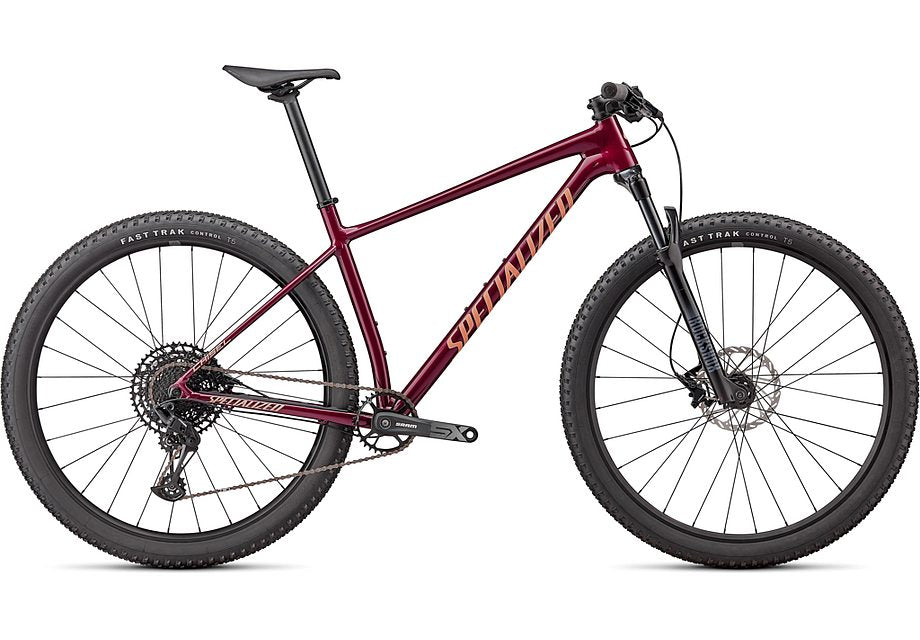 2024 Specialized chisel ht bike gloss maroon / ice papaya xs