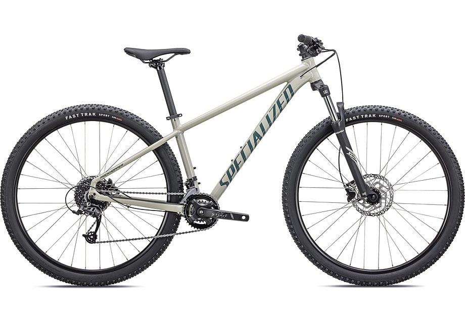 2024 Specialized rockhopper sport 27.5 bike gloss white mountains / dusty turquoise xs