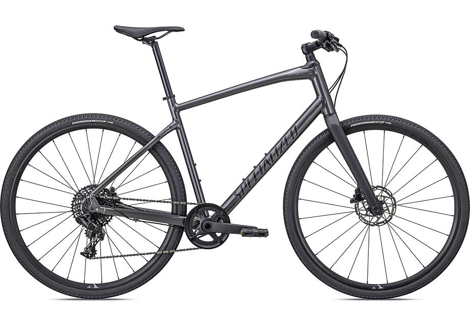 2022 Specialized sirrus x 4.0 bike gloss smoke / cool grey / satin black reflective xs