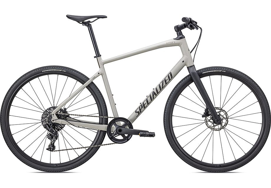 2022 Specialized sirrus x 4.0 bike white mountains / taupe / satin black reflective xxs