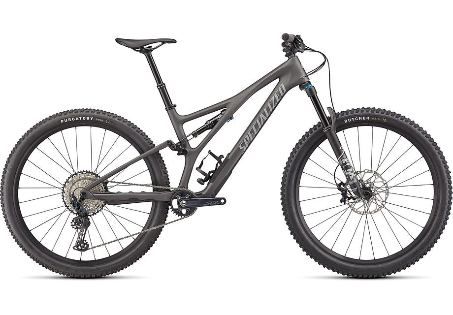 2022 Specialized Stumpjumper comp bike satin smoke / cool grey / carbon s1