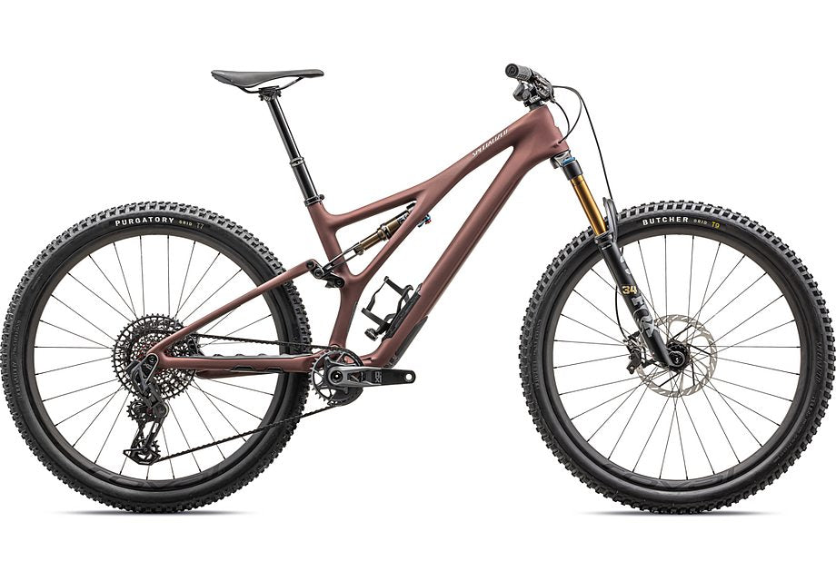 2024 Specialized Stumpjumper pro bike satin rusted red / dove grey s1