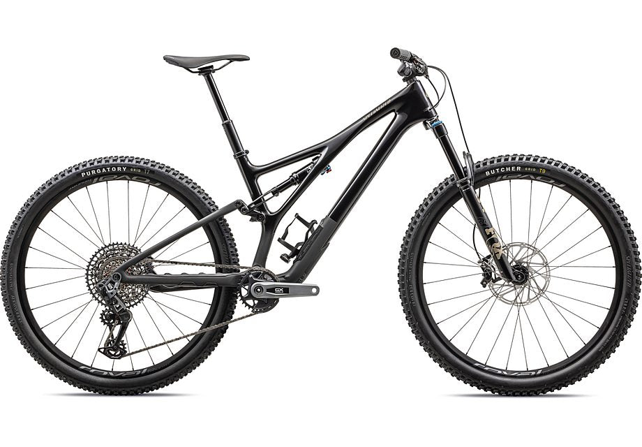 2023 Specialized Stumpjumper expert bike gloss obsidian / satin taupe s1