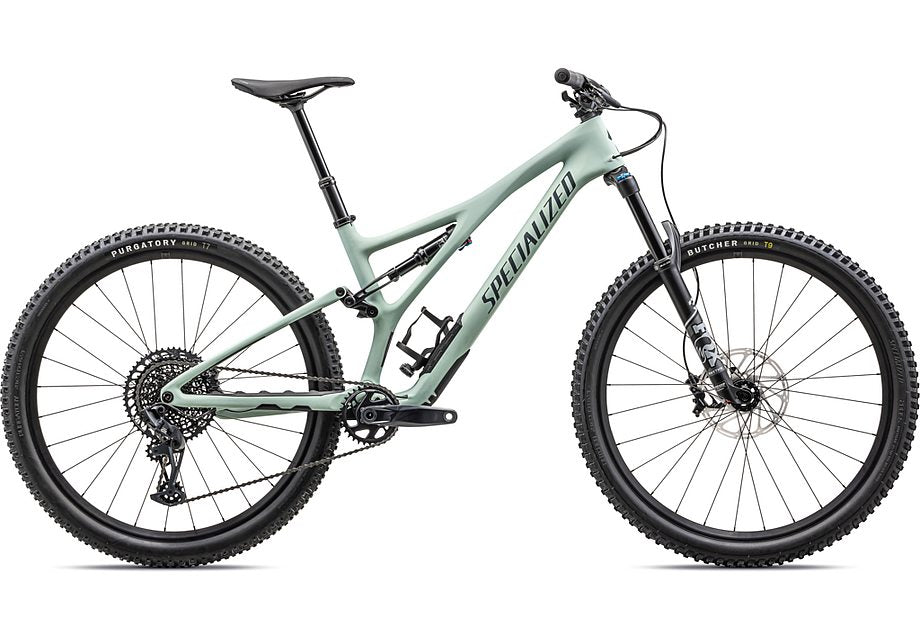 2023 Specialized Stumpjumper comp bike satin white sage / deep lake s1