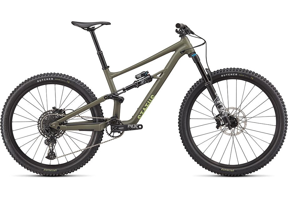 2022 Specialized status 140 bike satin oak green / limestone s1